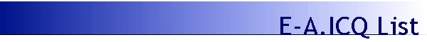 E-A.ICQ List